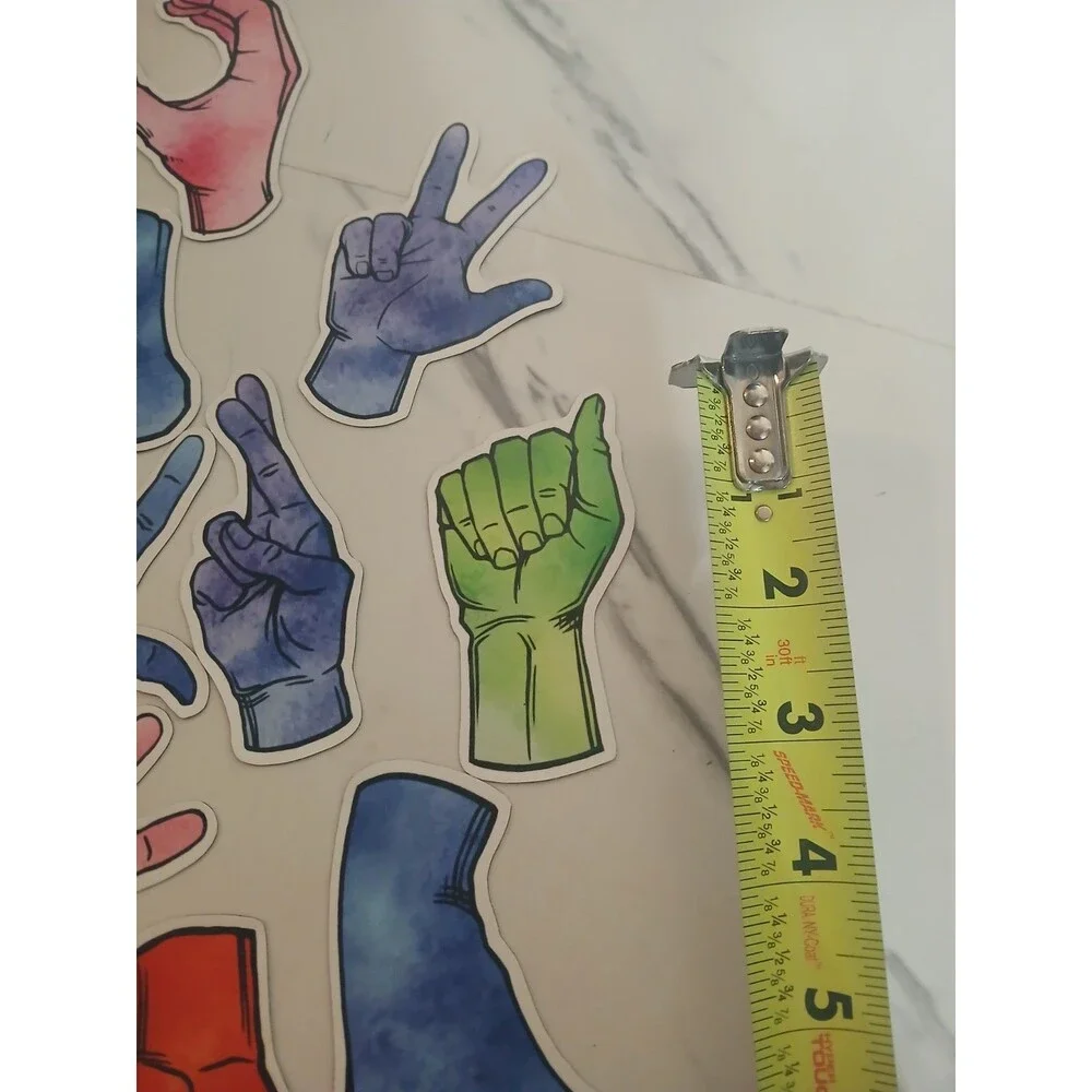 35 Piece Set  ASL Magnets  Classroom Alphabet Magnets American Sign Language